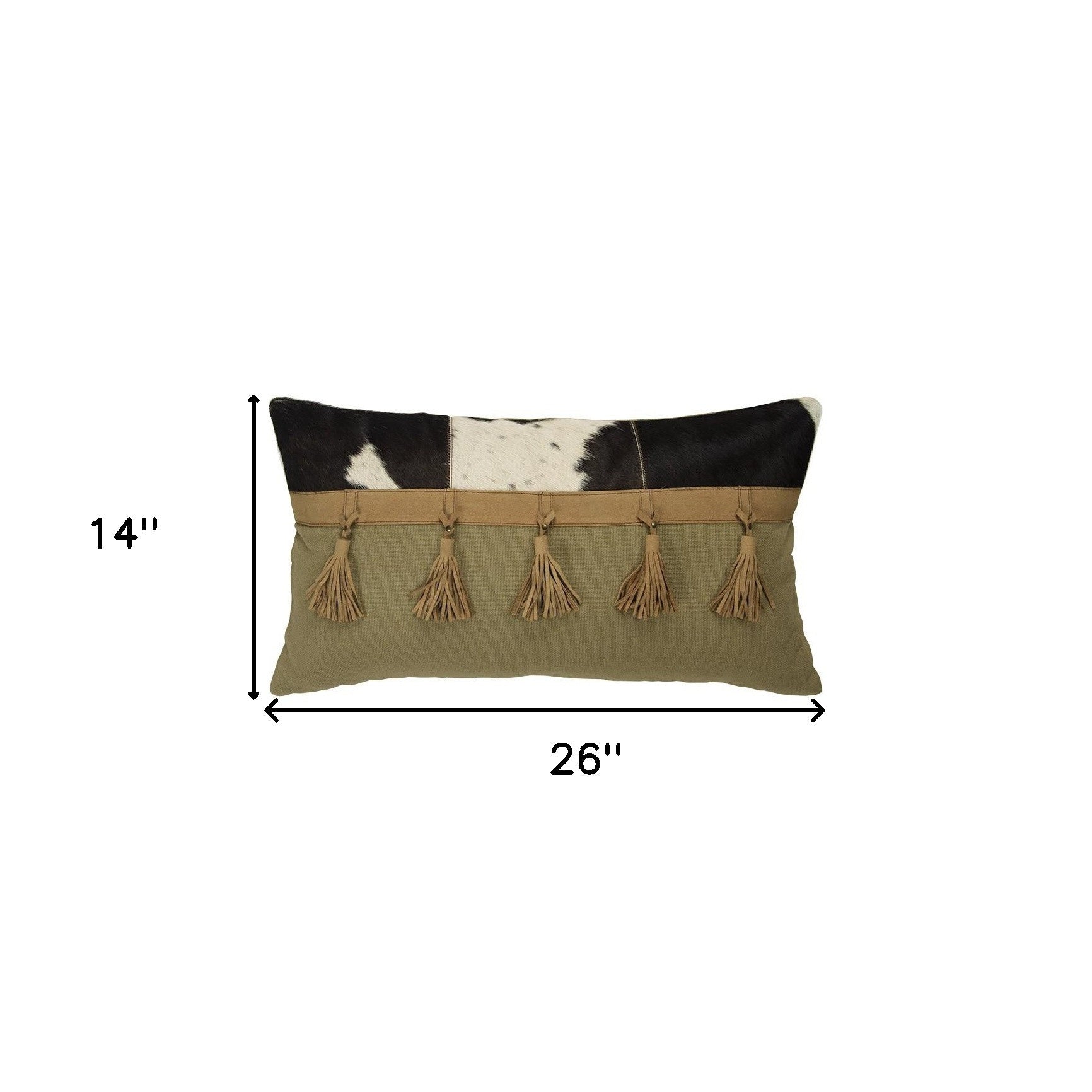 棕色流蘇裝飾裝飾抱枕