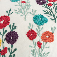 Beige Navy Distressed Retro Modern Lumbar Pillow