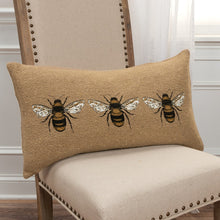 Cojín lumbar decorativo Tan Honeybees Trio