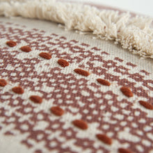 Cojín Lumbar Bandas Textura Marrón Beige