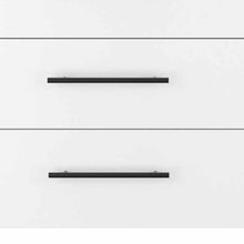 White Six Drawer Double Dresser 58