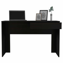 Clio Black Computer Desk with Drawer