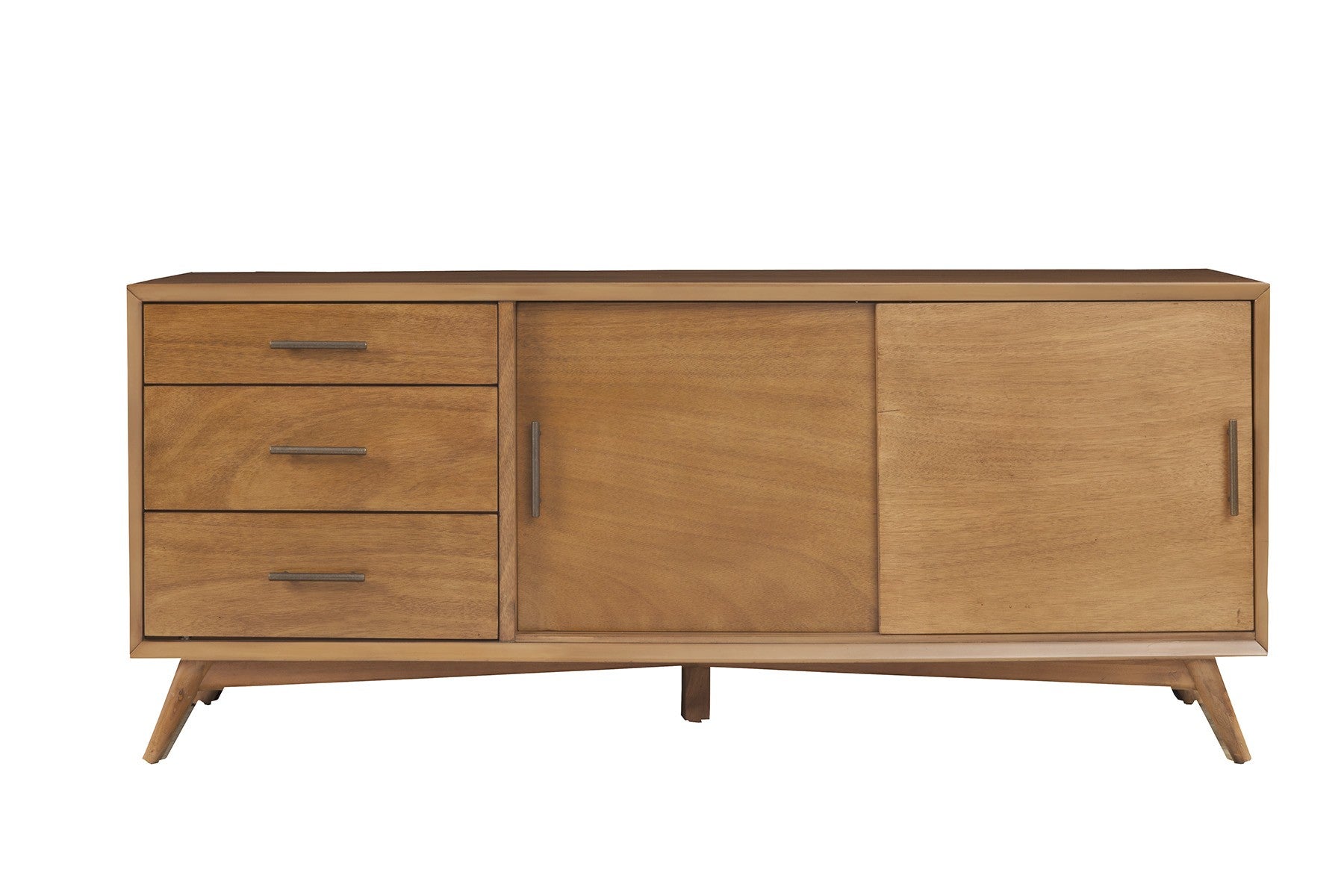 Flair 64" Acorn Mid Century Mod TV Console