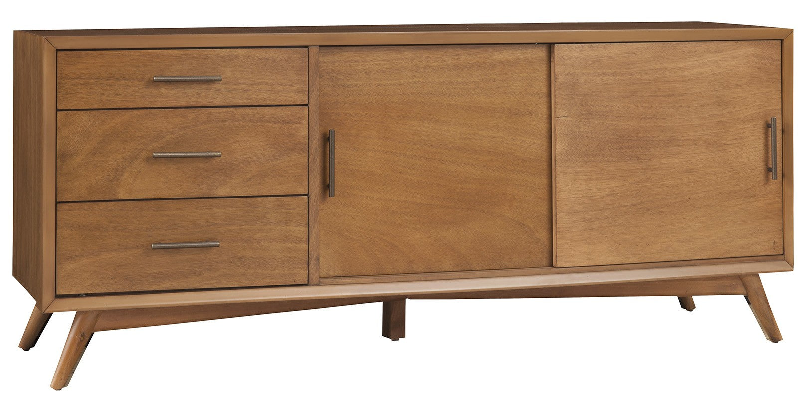 Flair 64" Acorn Mid Century Mod TV Console