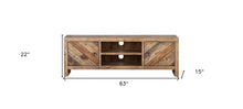 Rustic Natural Trendy TV Console