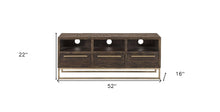 Contemporary Industrial Style TV Console