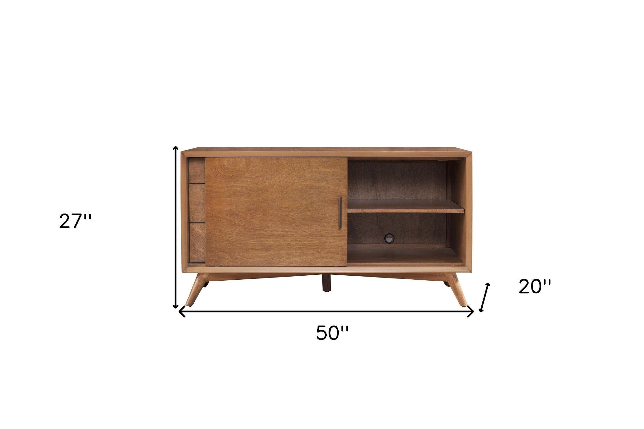 Flair 50" Acorn Mid Century Mod TV Console