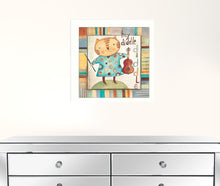 Hey Diddle Diddle White Framed Print Wall Art
