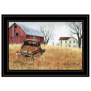 Granddads Old Truck 7 Black Framed Print Wall Art