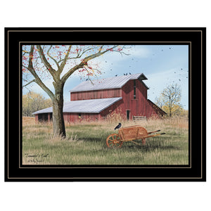 Summers End 2 Black Framed Print Wall Art