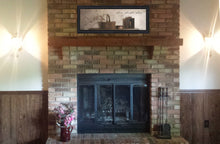 Americana Live Laugh Love Black Framed Print Wall Art