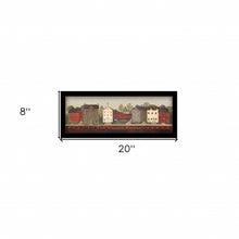 The Village Proper Black Framed Print Wall Art