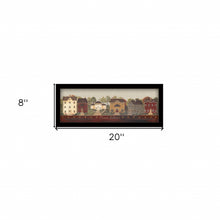 Main Street 1 Black Framed Print Wall Art