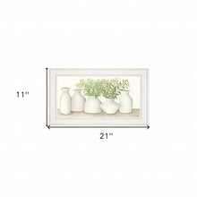 Simplicity In White II White Framed Print Wall Art