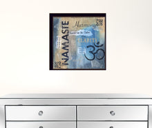 Yoga Series - Namaste Black Framed Print Wall Art