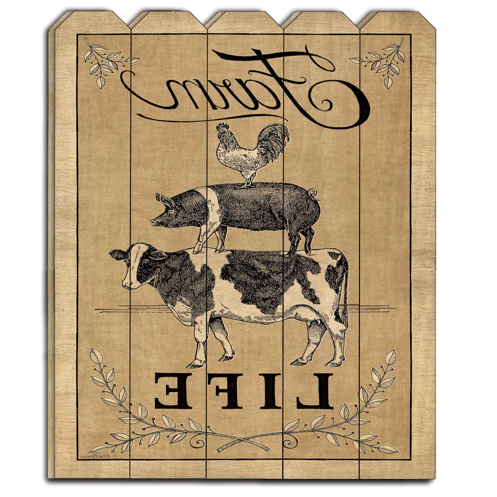 Farm Life Unframed Print Wall Art