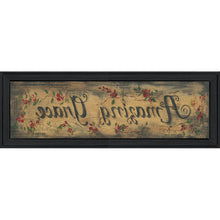 Amazing Grace Floral Black Framed Print Wall Art