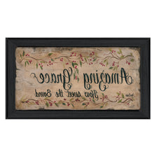 Amazing Grace 2 Black Framed Print Wall Art