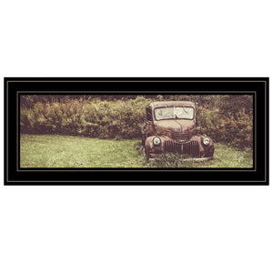 Rusty Clearing 2 Black Framed Print Wall Art