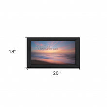 At The Beach Black Framed Print Wall Art