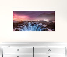 Genesis 1 White Framed Print Wall Art