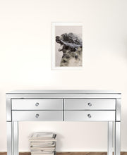 Bear Fog 1 White Framed Print Wall Art