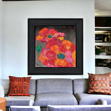 Blooms On Black II 2 Black Framed Print Wall Art