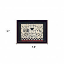 Hot Bath 12 Black Framed Print Bathroom Wall Art