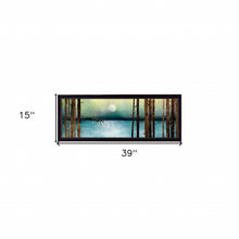 Love You To The Moon And Back 2 Black Framed Print Wall Art