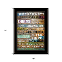 Today Is 2 Black Framed Print Wall Art
