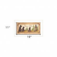 Natures Calling 2 White Framed Print Wall Art