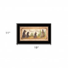 Natures Calling 3 Black Framed Print Wall Art