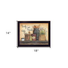 Family And Friends 1 Black Framed Print Wall Art