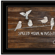 Spread Your Wings And Fly 2 Black Framed Print Wall Art