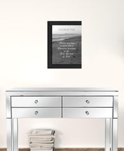 Character 5 Black Framed Print Wall Art