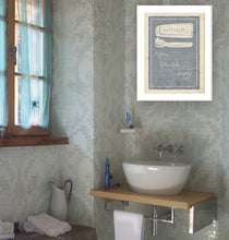 Brush Teeth 1 White Framed Print Wall Art