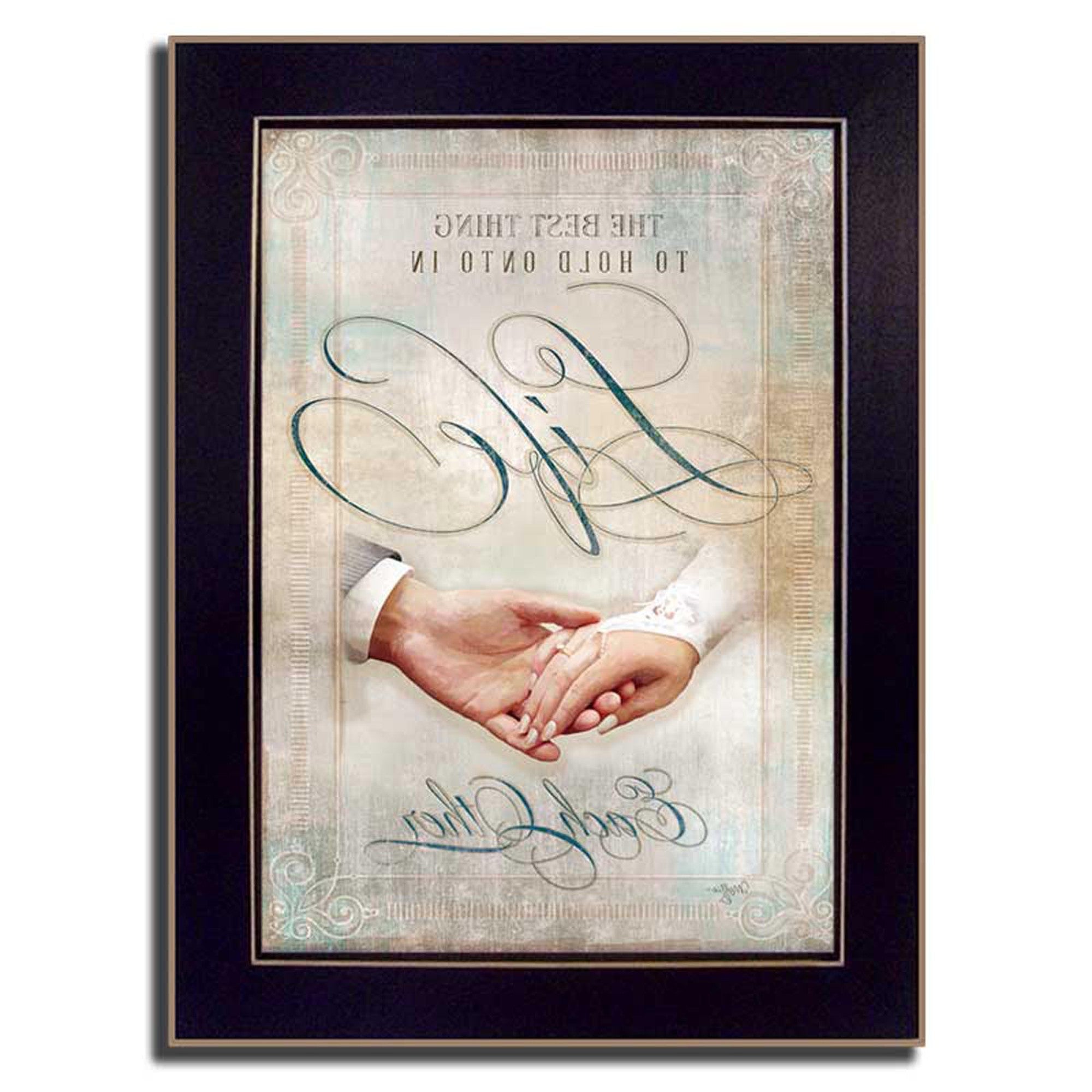 Each Other 4 Black Framed Print Wall Art