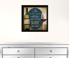 Leftover Wine Black Framed Print Wall Art