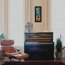 Tune My Heart 2 Black Framed Print Wall Art