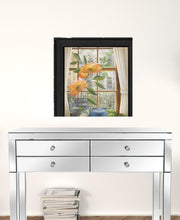 Set Of Two Flowers 1 Black Framed Print Wall Art