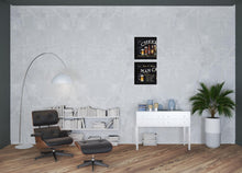 Set Of Two Cheers Black Framed Print Wall Art