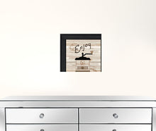 Set Of Two Enjoy Tea Time 1 Black Framed Print Kitchen Wall Art