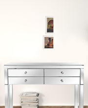 Set Of Two Red Bowl Or Bittersweet Basket 1 White Framed Print Wall Art