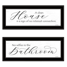 Set Of Two Household Humor 3 Black Framed Print Wall Art