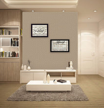 Set Of Two Family Values 3 Black Framed Print Wall Art