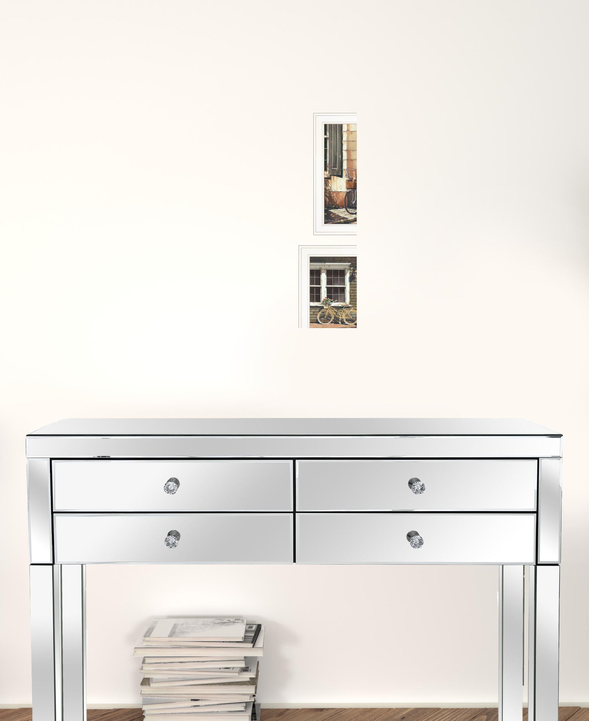 Set Of Two A Picnic Getaway 1 White Framed Print Wall Art