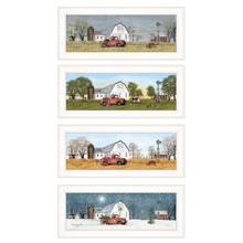 Set Of Four Billy Jacobs Four Seasons Collection V 4-Piece White Frame White Framed Print Wall Art