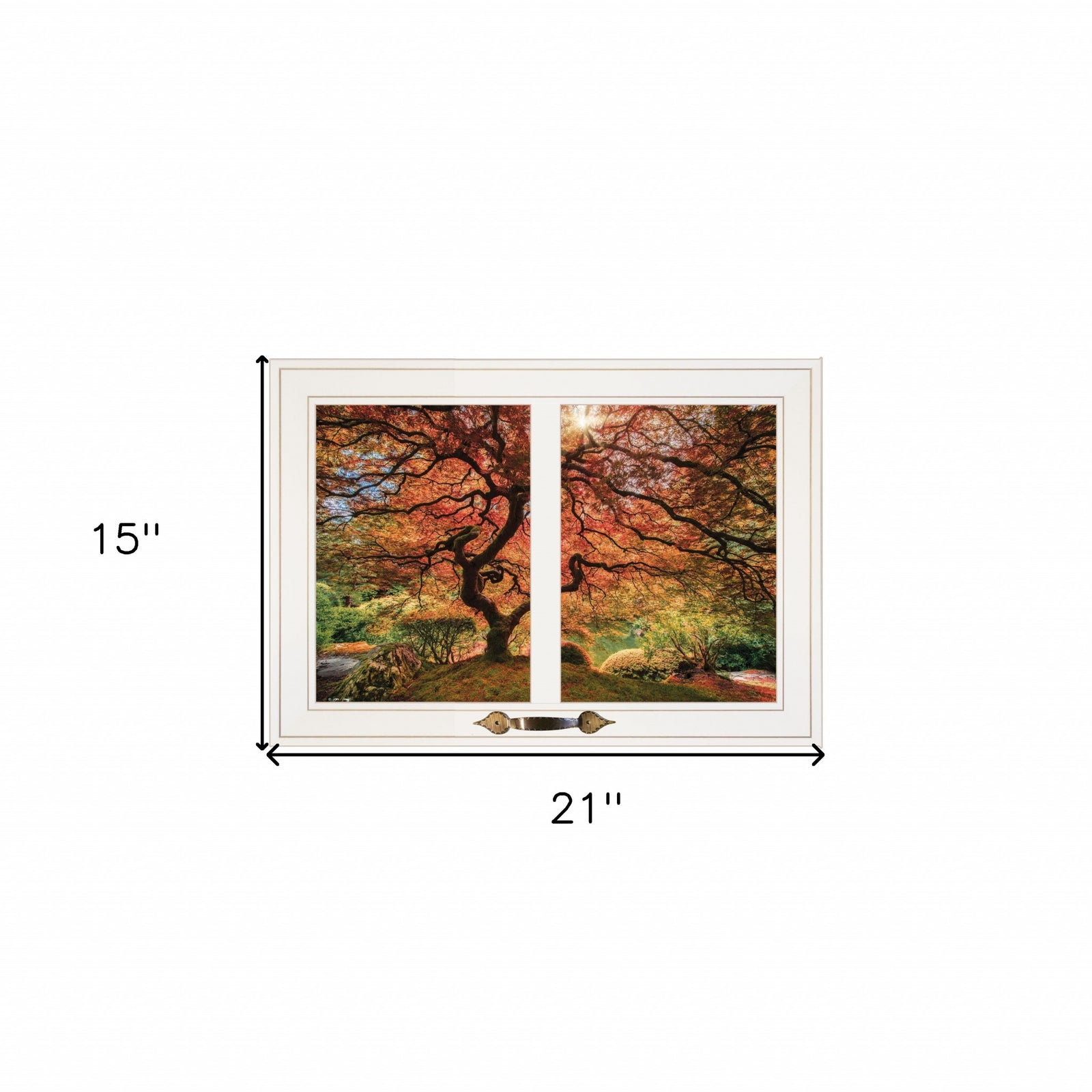 First Colors Of Fall I 3 White Framed Print Wall Art