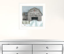 Cut Your Own Christmas Tree White Framed Print Wall Art