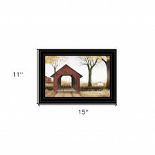 Bucks County Bridge 3 Black Framed Print Wall Art